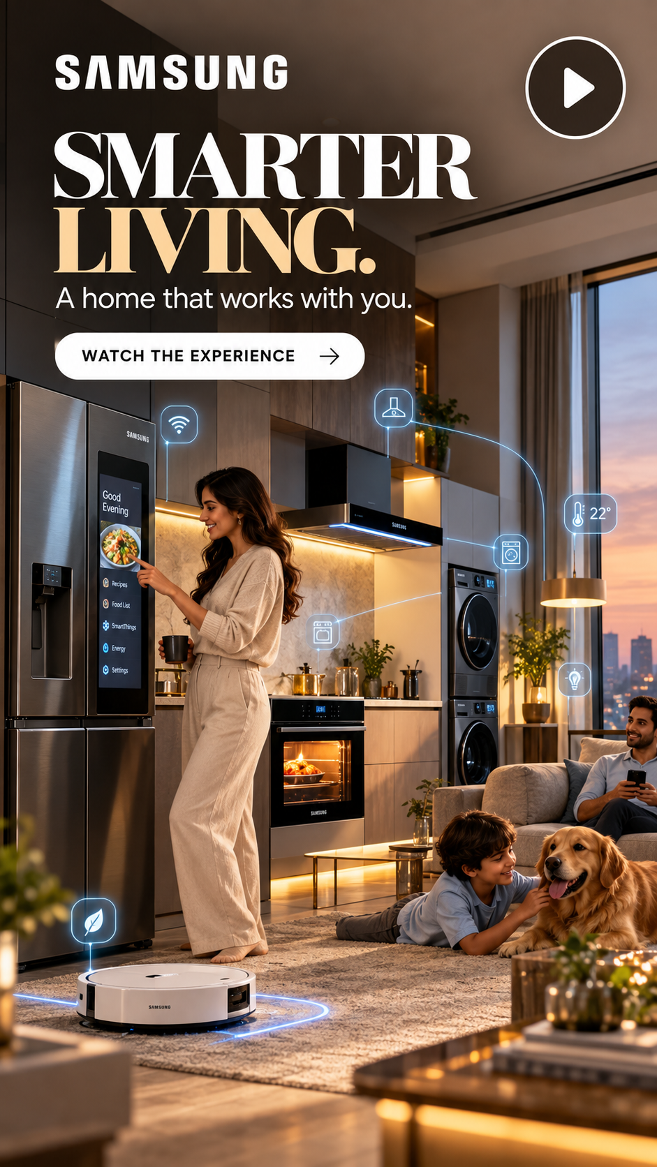 Samsung Home campaign created on Brandvertise