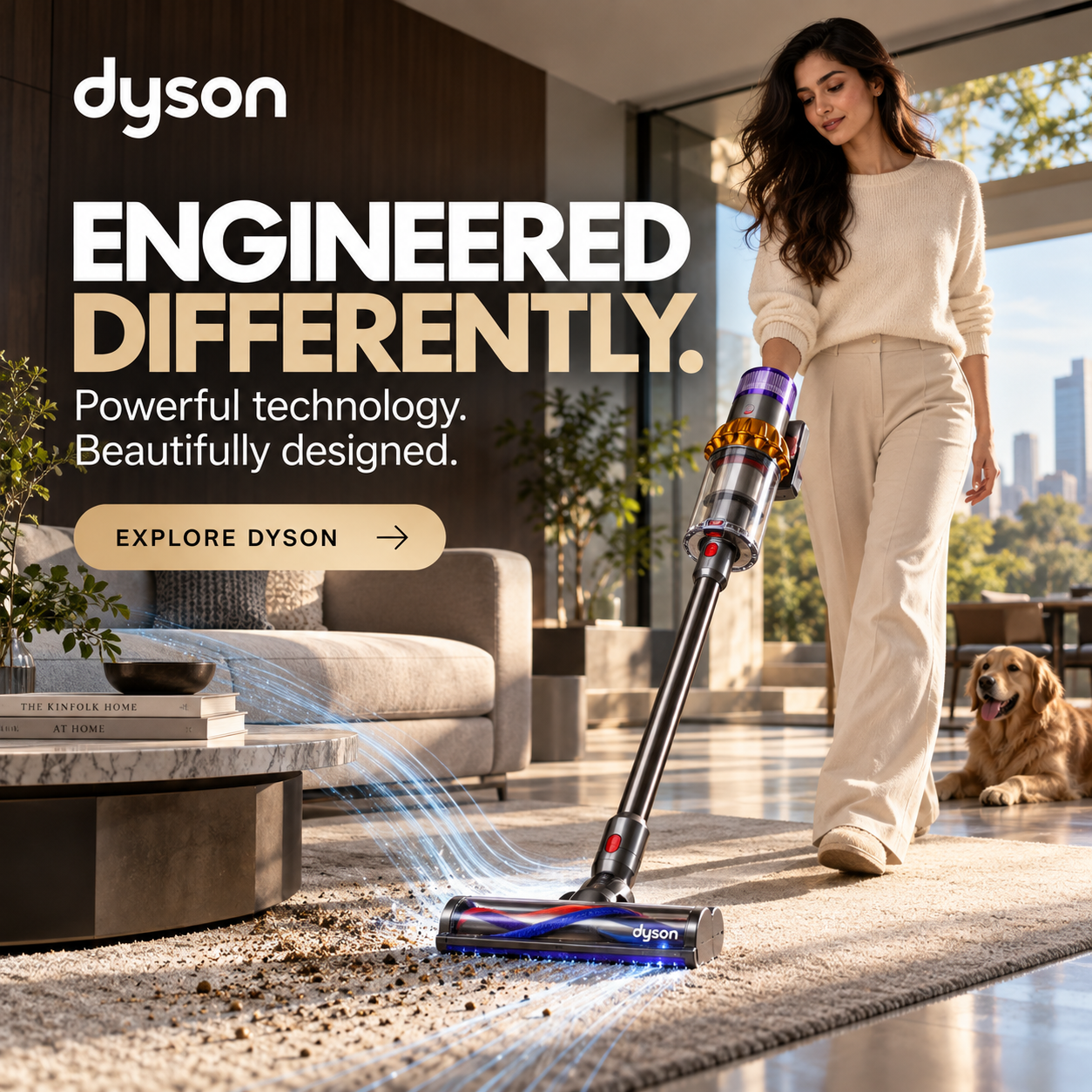 Dyson campaign created on Brandvertise