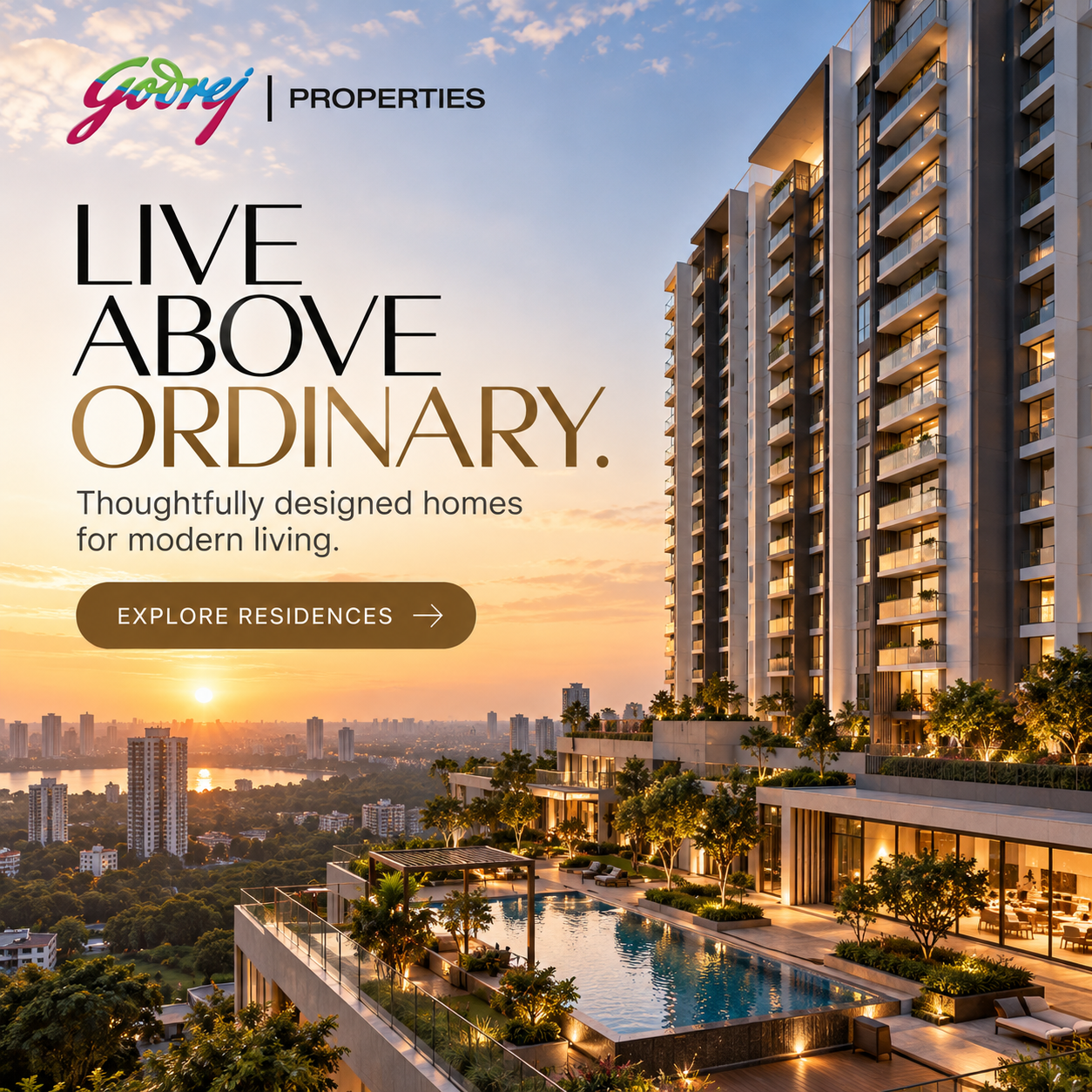 Godrej Properties campaign created on Brandvertise