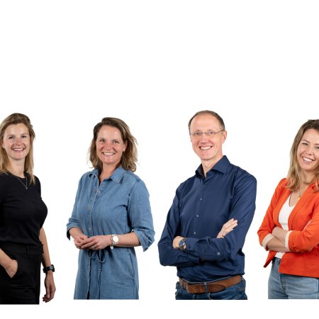 Vier nieuwe collega's bij team Food