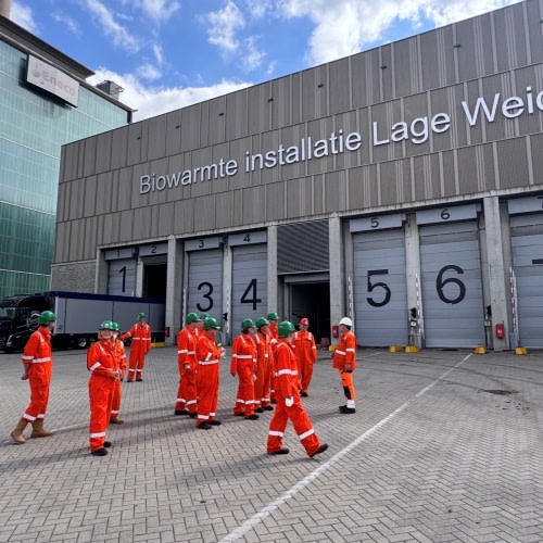 Biowarmte centrale header