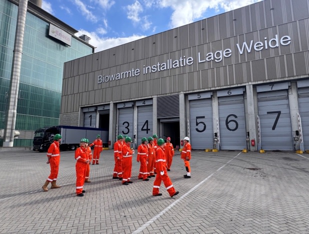 Biowarmte centrale header