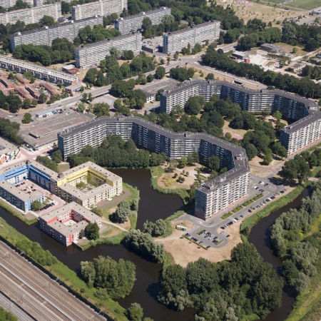De H-buurt in de Amsterdamse Bijlmer
