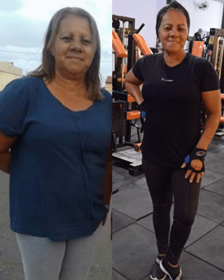 Luzia, aluna da Dieta Crua