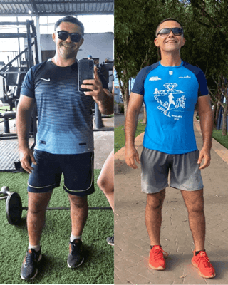 Luiz, aluno da Dieta Crua