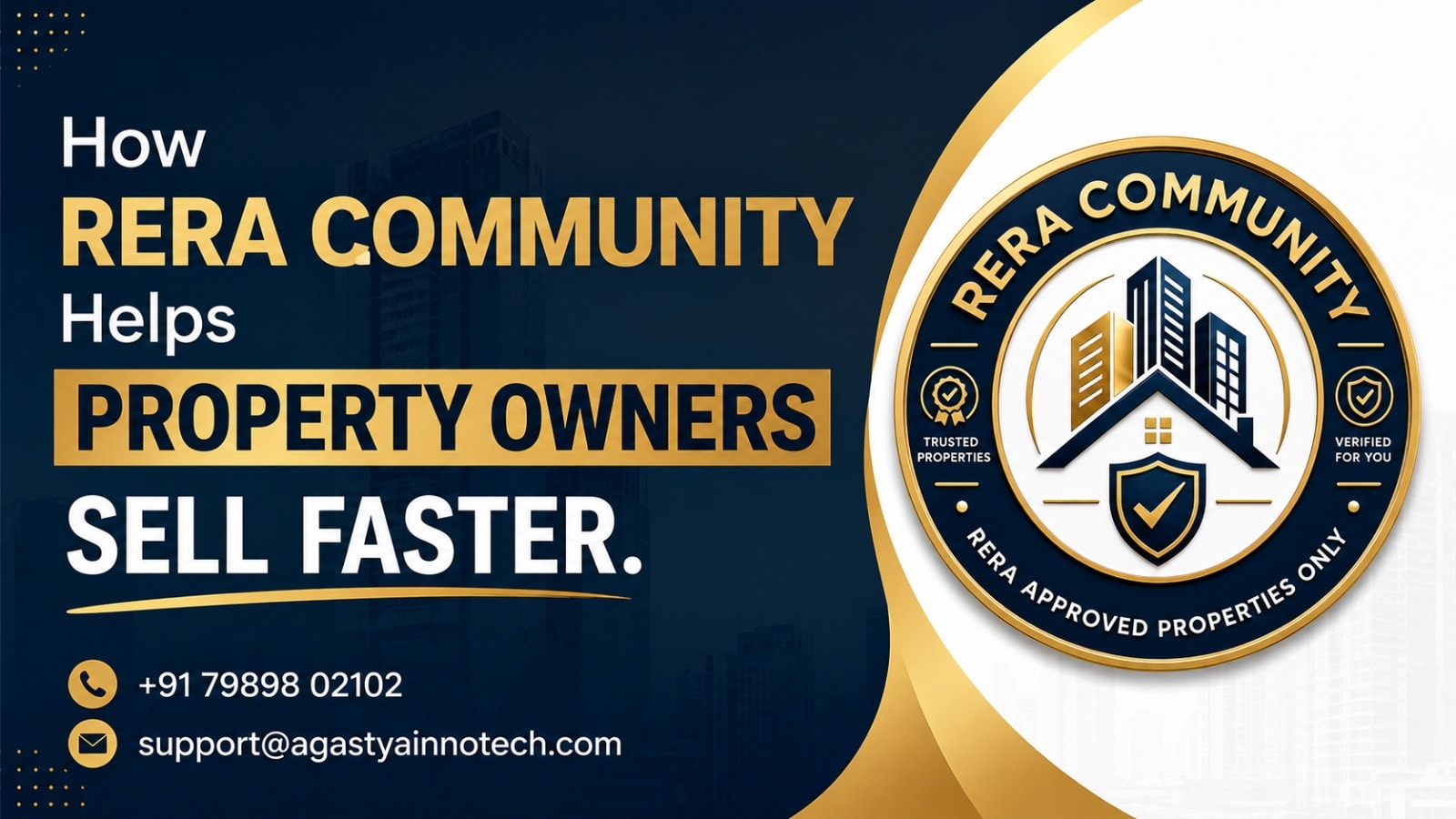 How RERA Community Helps Property Owners Sell Faster