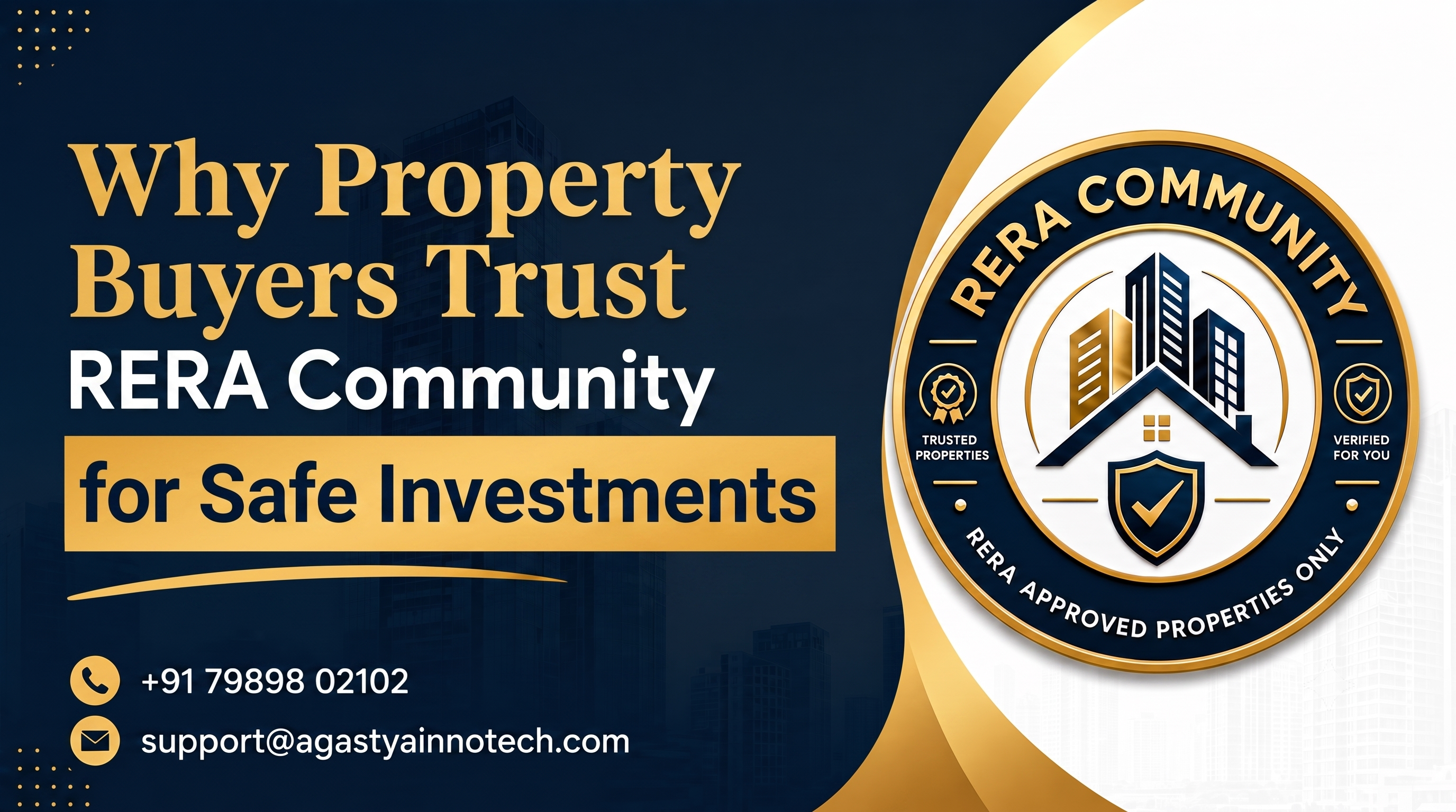 Why Property Buyers Trust RERA Community for Safe Investments