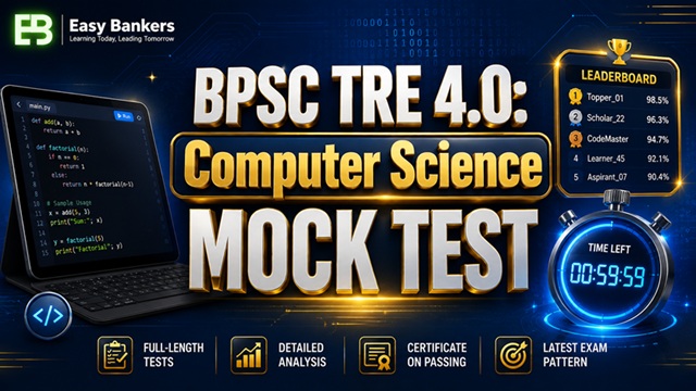 BPSC TRE 4.0 Computer Science Mock Test Series | PGT thumbnail