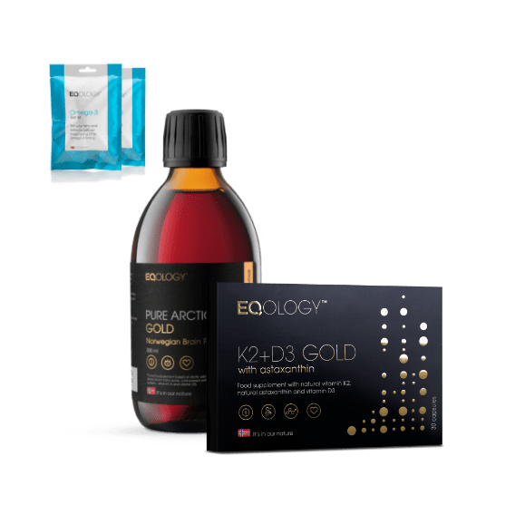Basisversorgung mit Omega-3, K2 und D3 sowie zwei Omega-3-Tests