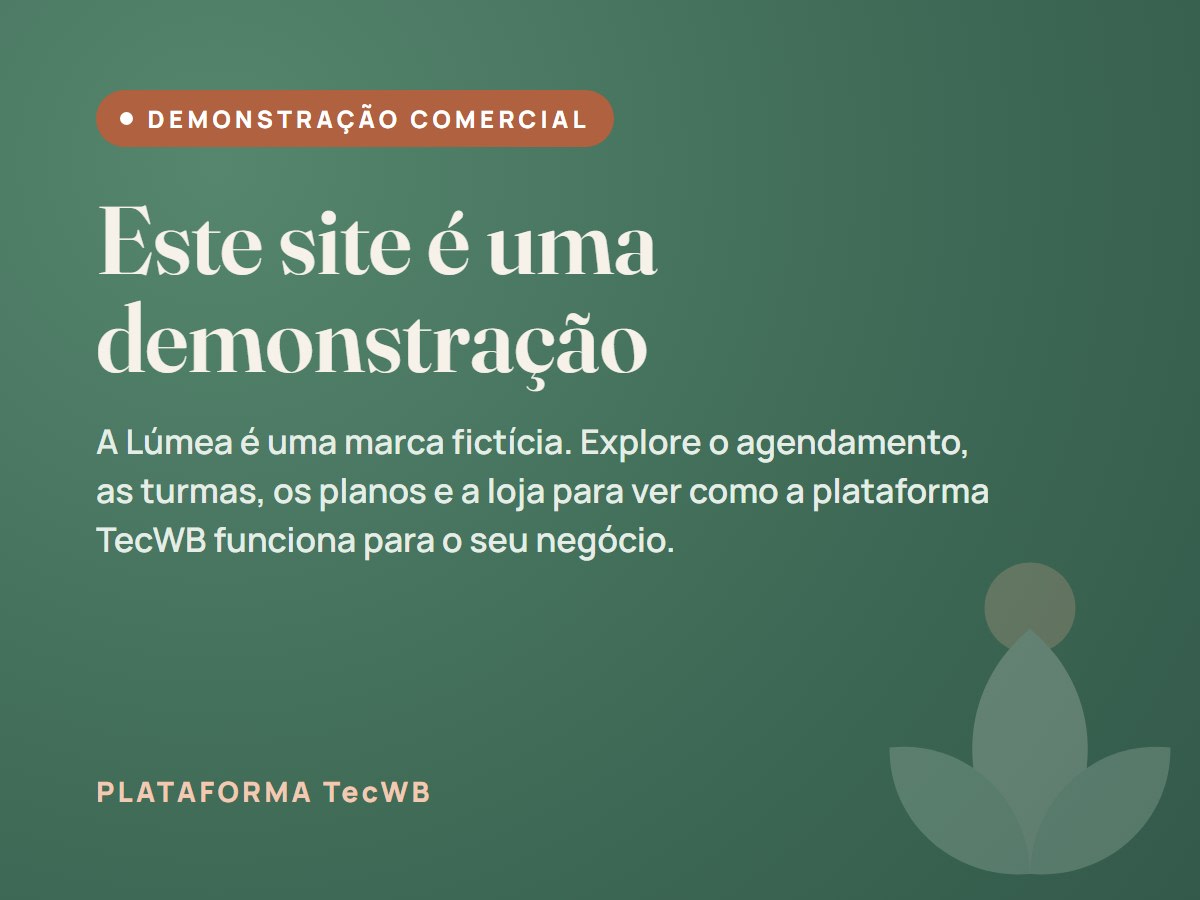 Este site é uma demonstração