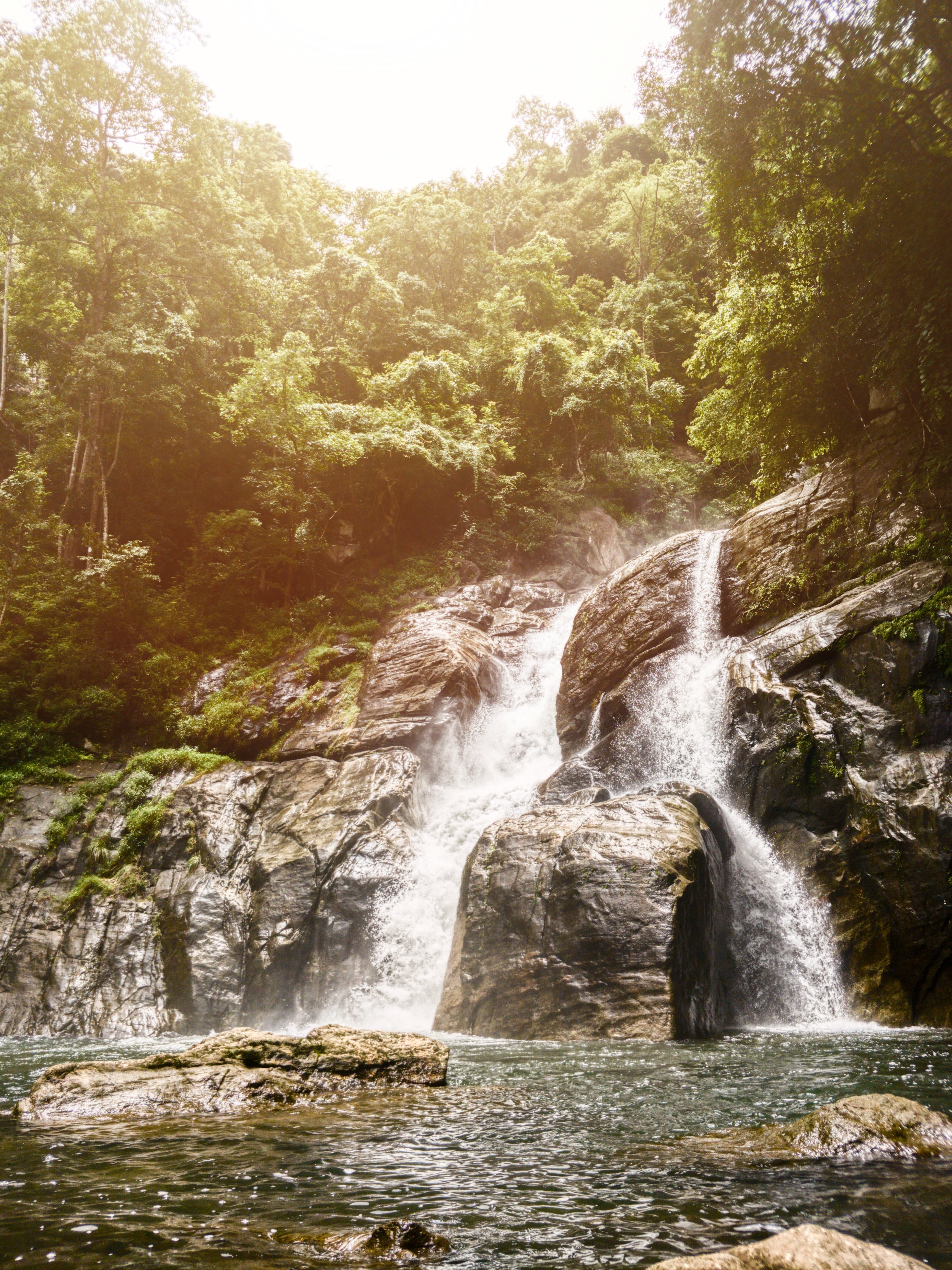 Meenmutty Falls, Wayanad District, Kerala. Trekking, Tours and Travel, Hotels, Flights booking in Pikme.org