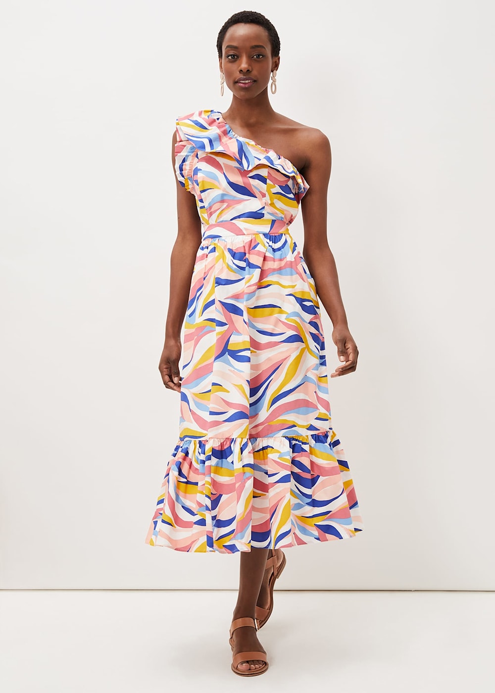 Tyra Wave Co Ord Midi Skirt