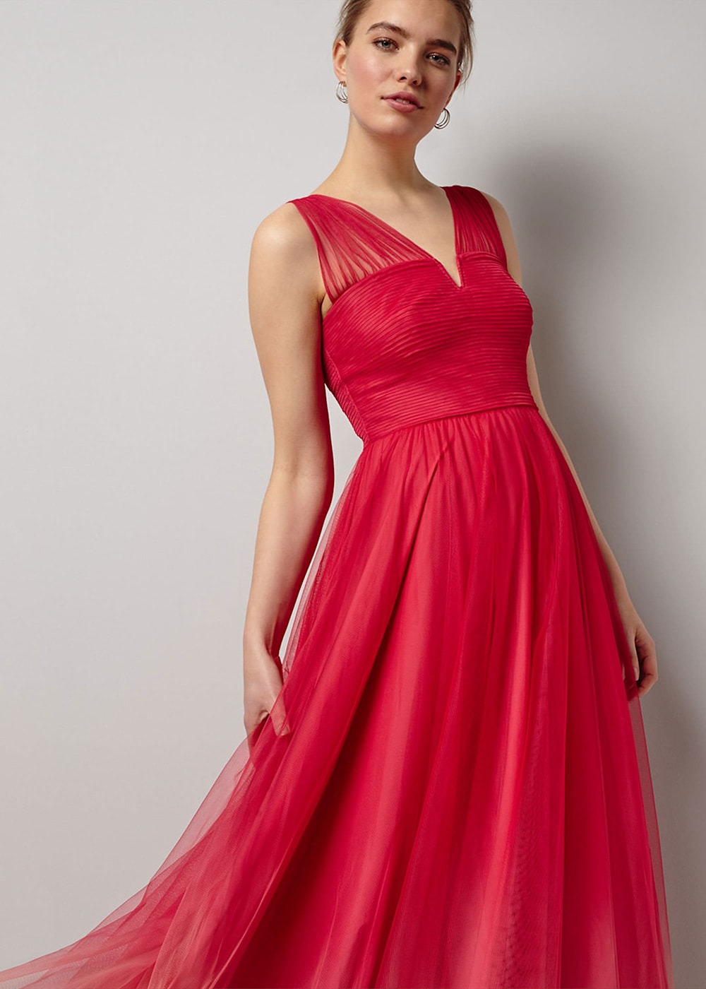 Aya tulle dip dyed maxi dress deals