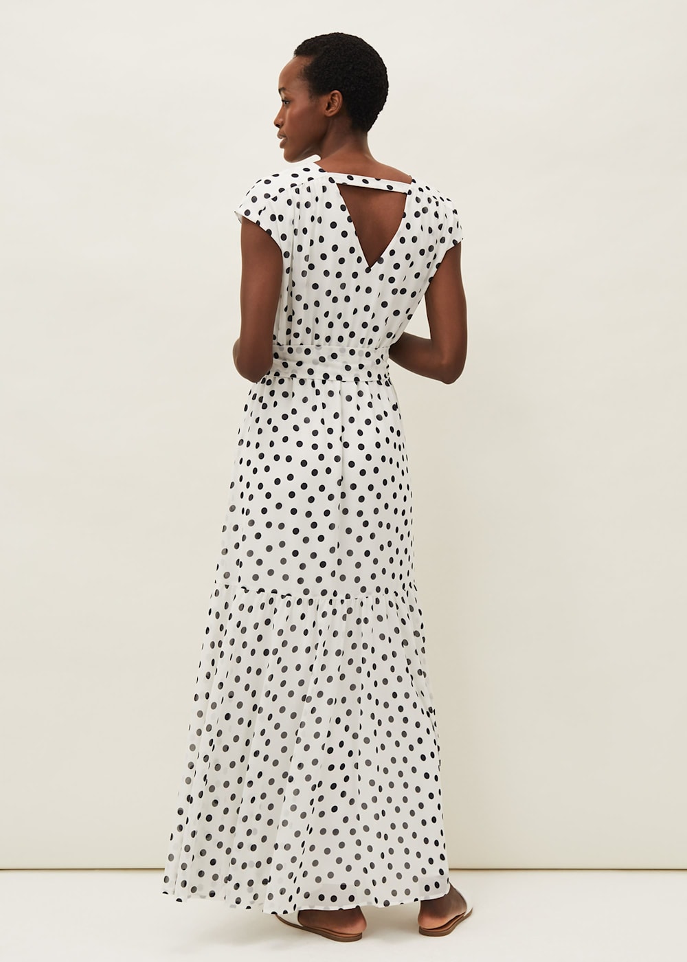 Verena Spot Maxi Dress Phase Eight UK