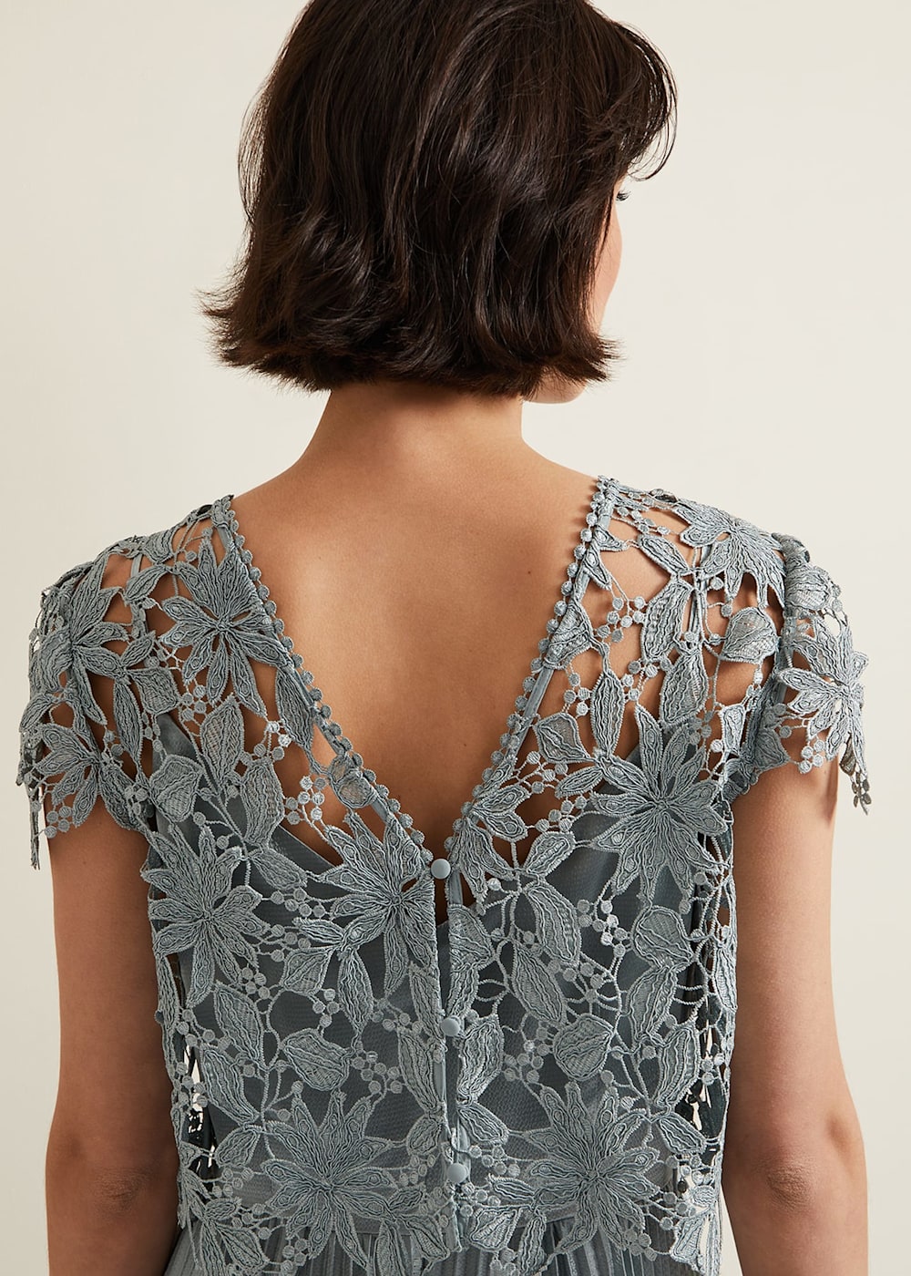 Double layer lace dress online