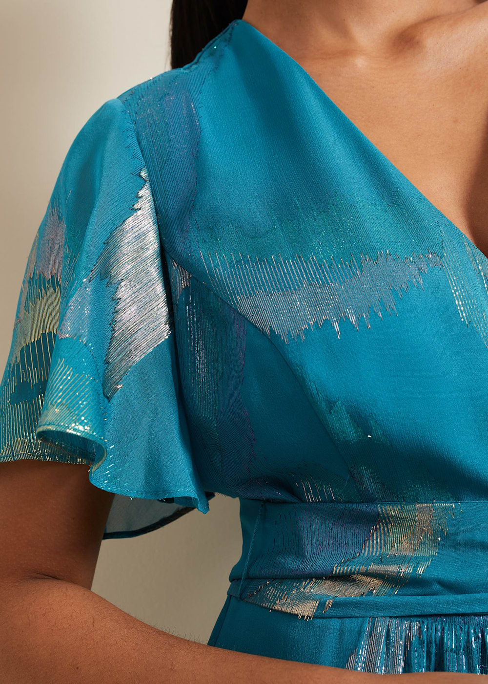 Petite Charissa Silk Maxi Dress Phase Eight UK