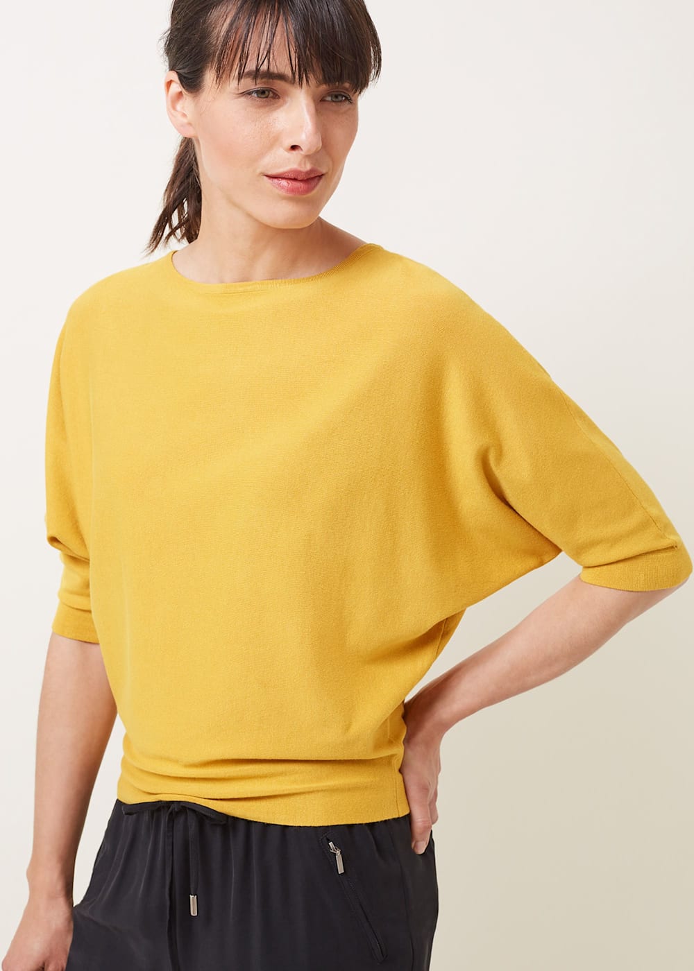 Fine knit batwing jumper online