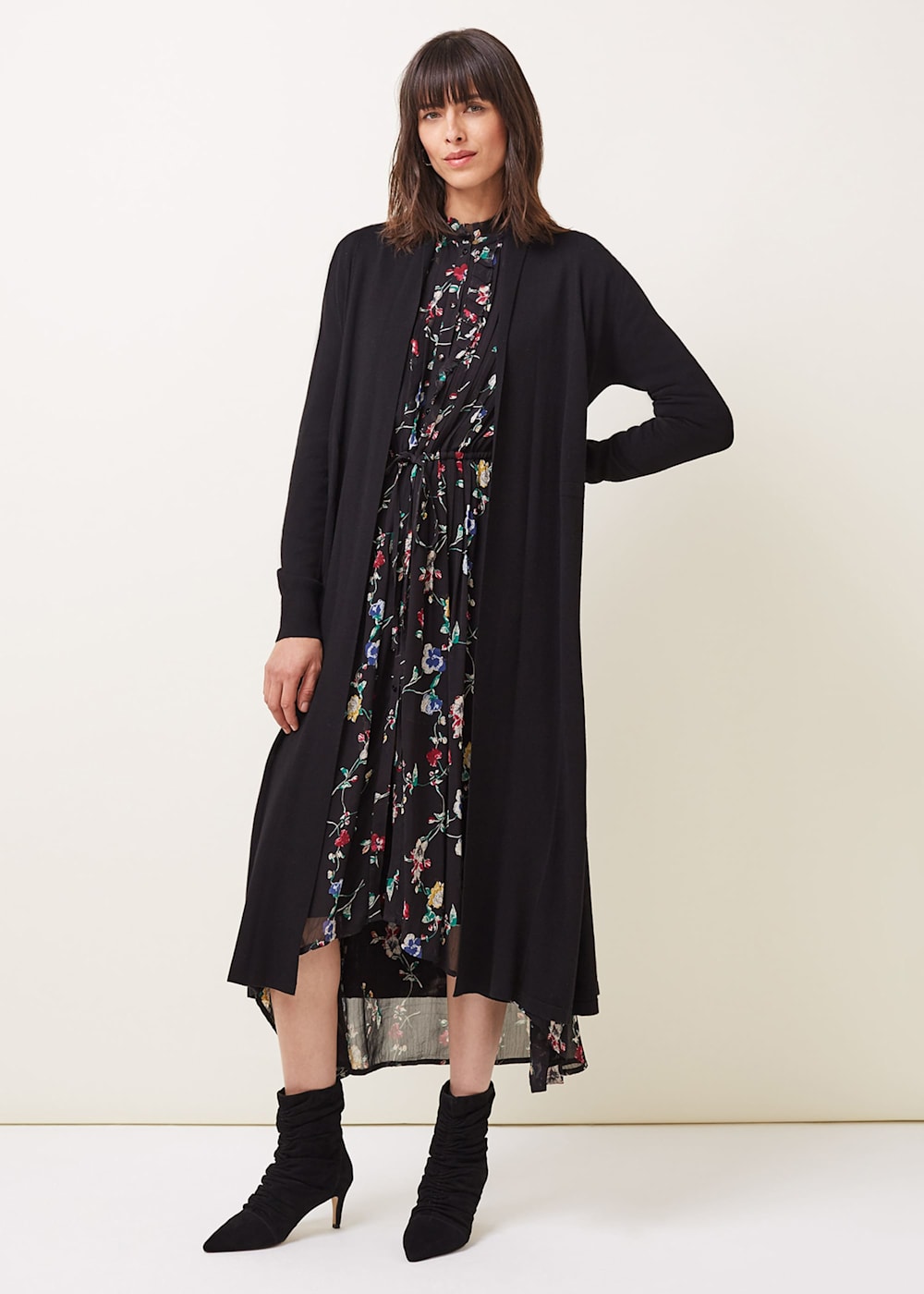 Lili Fine Knit Maxi Cardigan Phase Eight UK