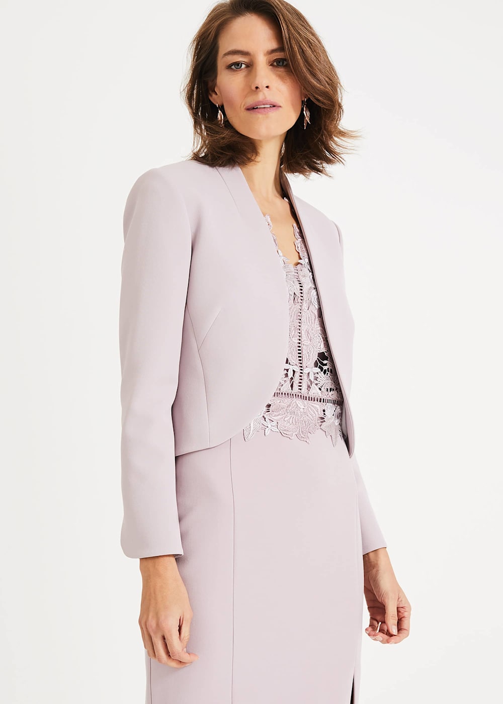 Caroline peplum back jacket 2025
