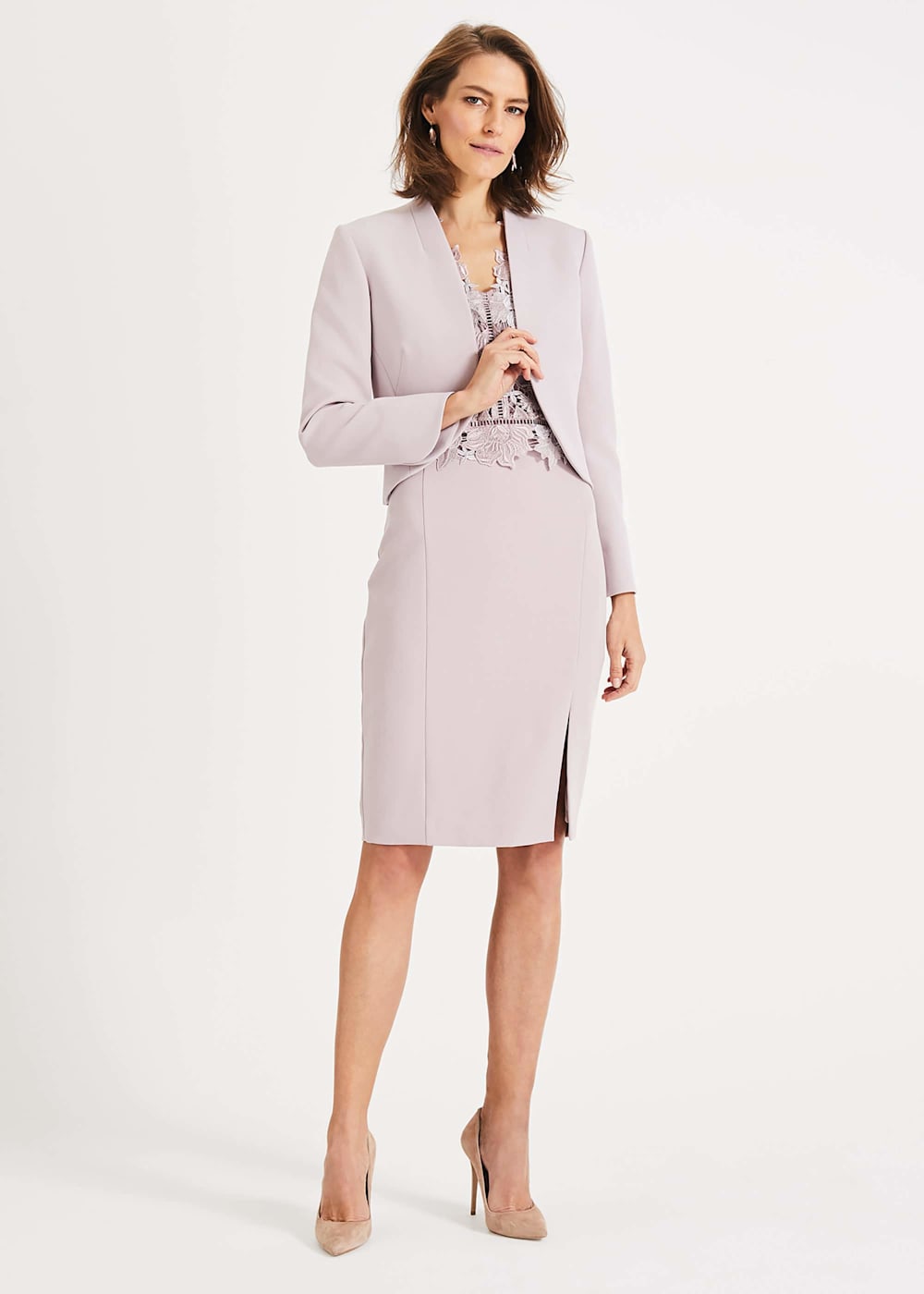 Caroline peplum back jacket store