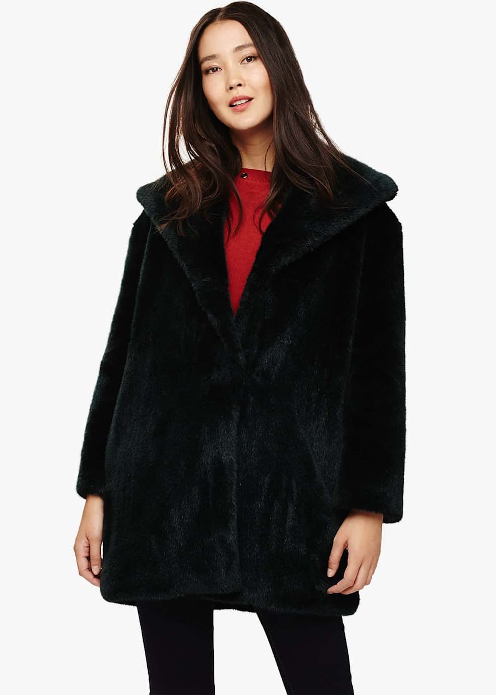 Beckie faux fur coat 2025