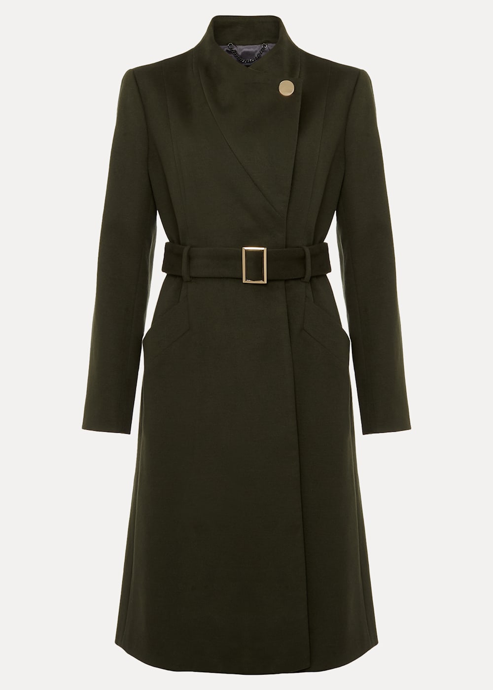 Collarless coat uk store