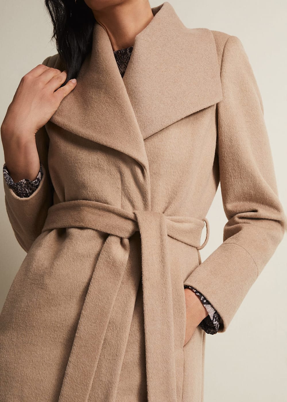 Nicci Wool Belted Coat Phase Eight UK