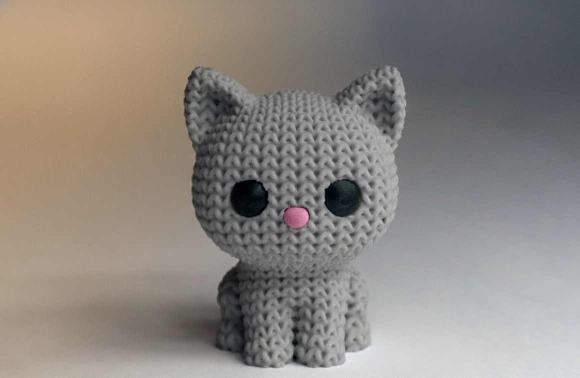 Knitted Studio Cat