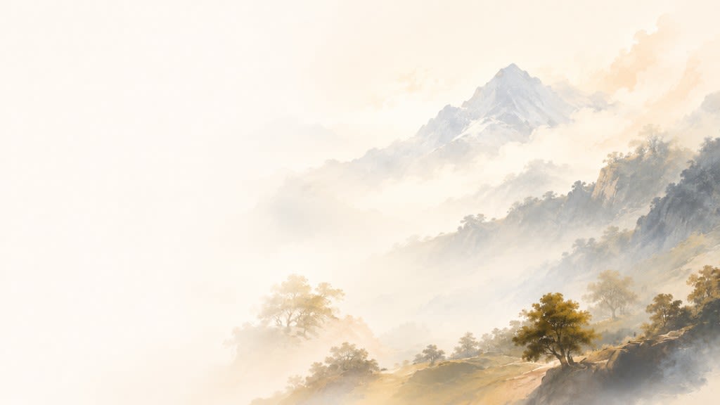 Open desert landscape under a bright sky