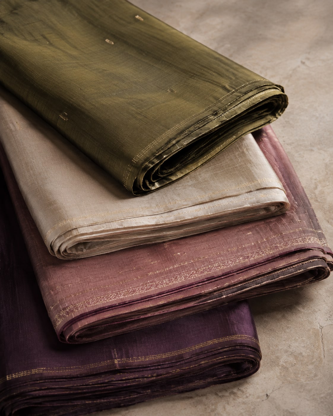 Close view of a Chiaki handwoven textile