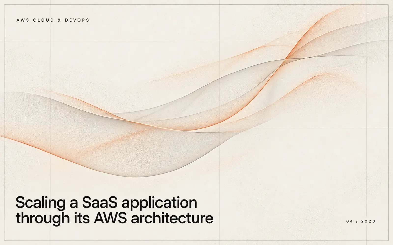 AWS application performance and scaling case study cover