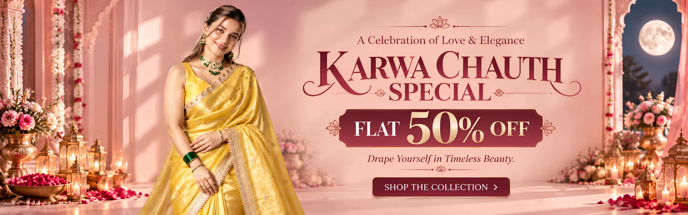 Karwa Chauth Special - Flat 50% Off - Celebration of Love & Elegance