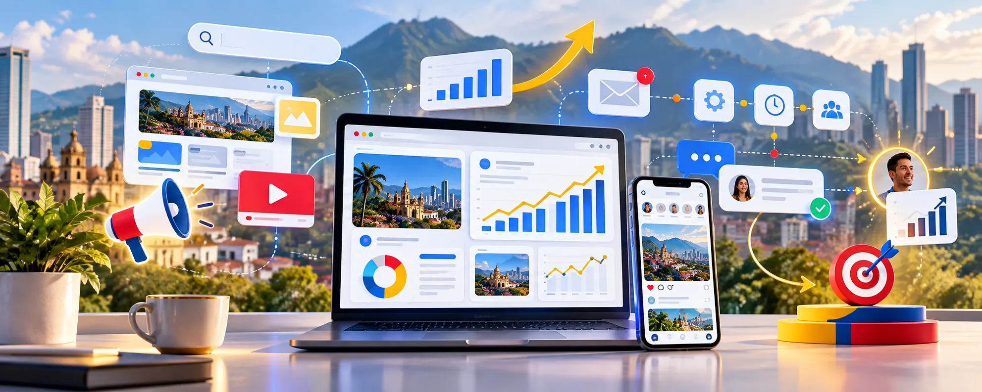 Marketing digital para empresas en Colombia: qué servicios necesitas