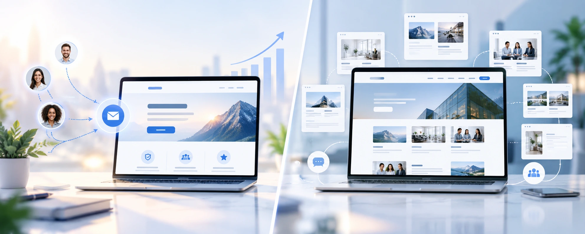 Landing page vs página web: cuál necesita tu empresa para generar clientes