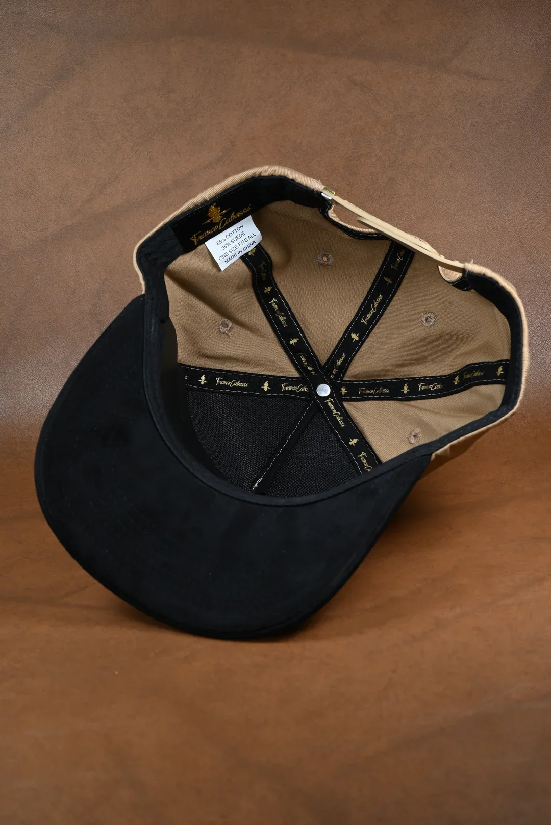 FRANCO CABASSI NEGRO/BEIGE VISERA GAMUZA thumbnail 5