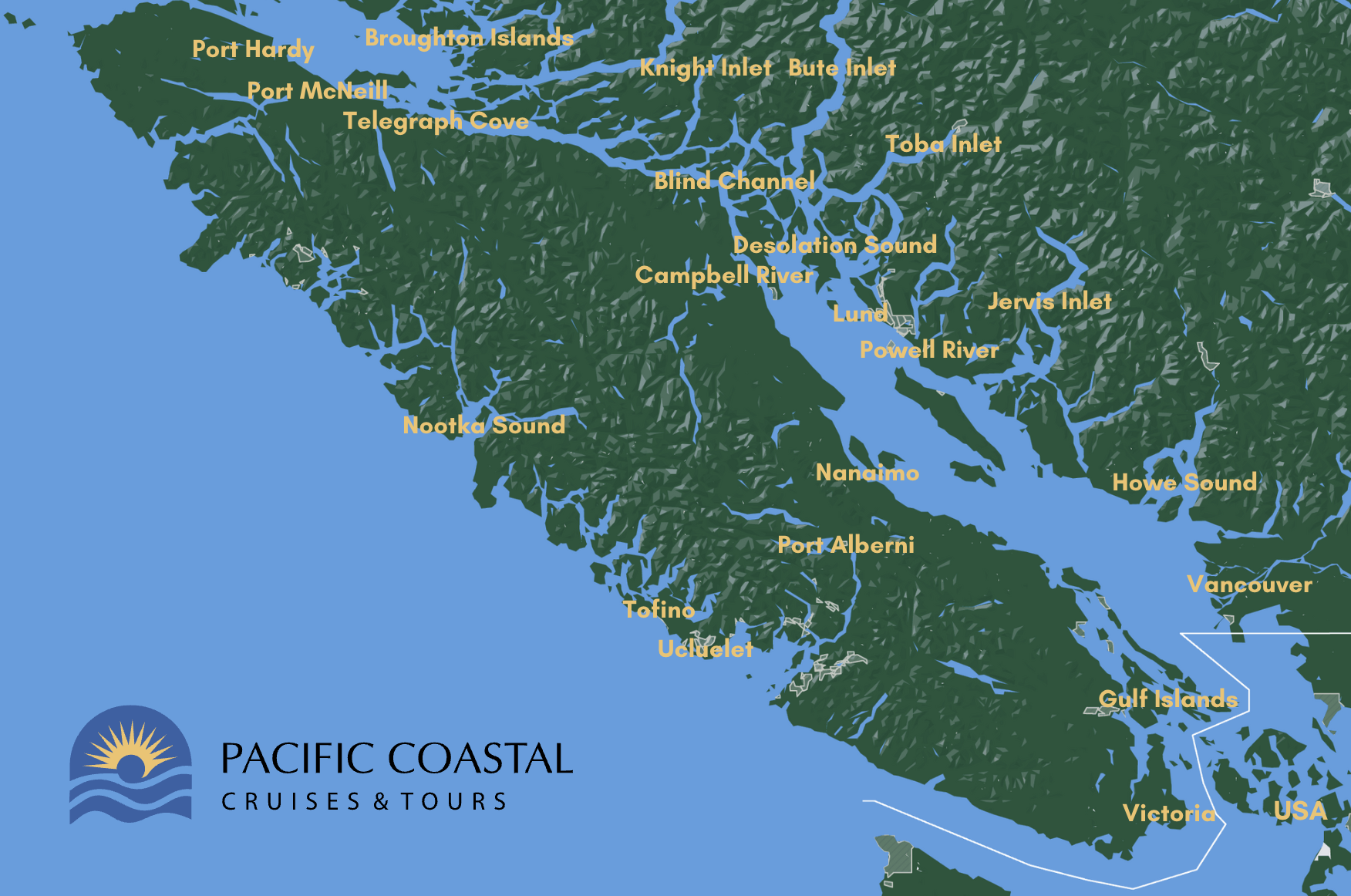 bc cruising map