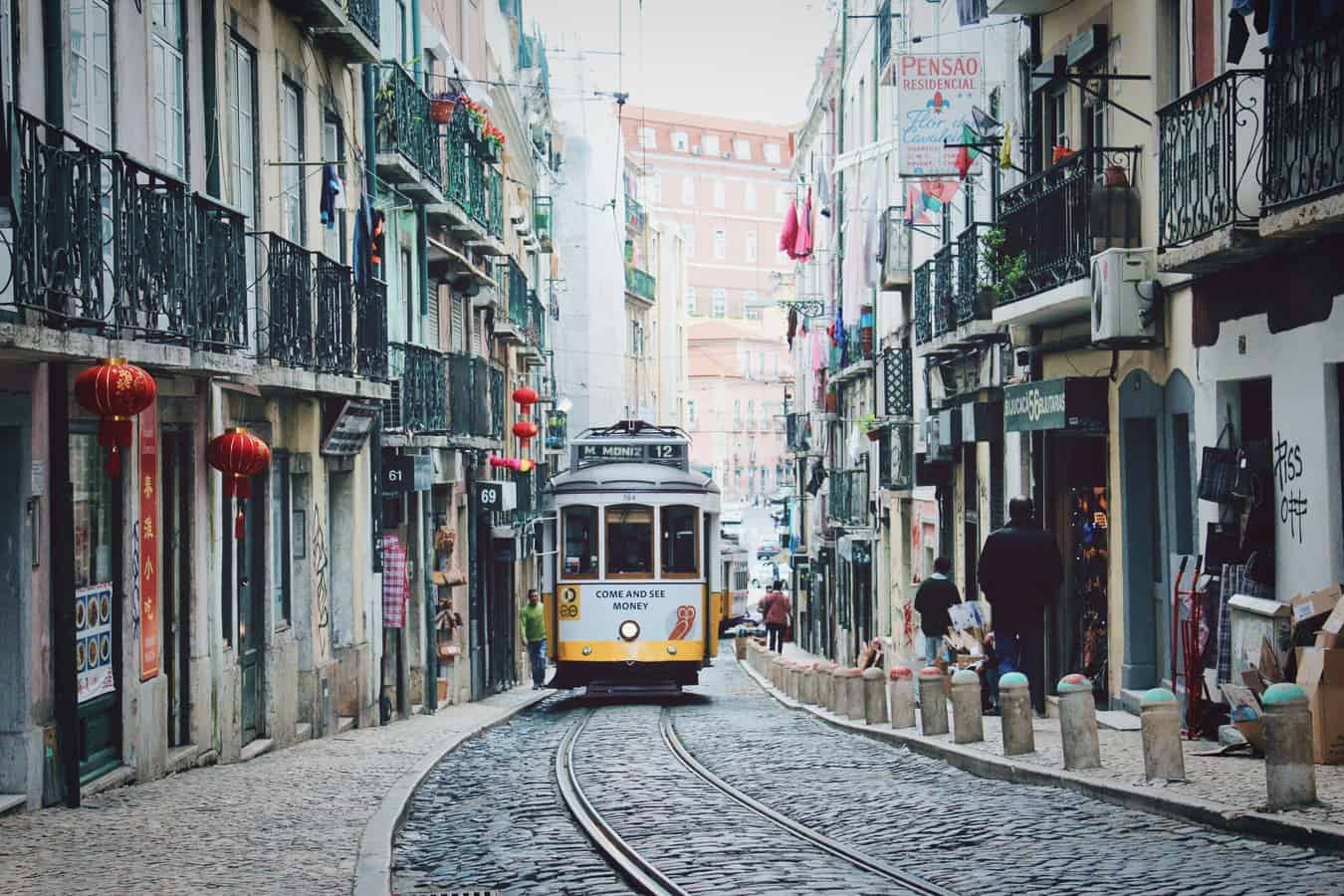 Lisbon-yellow-tram