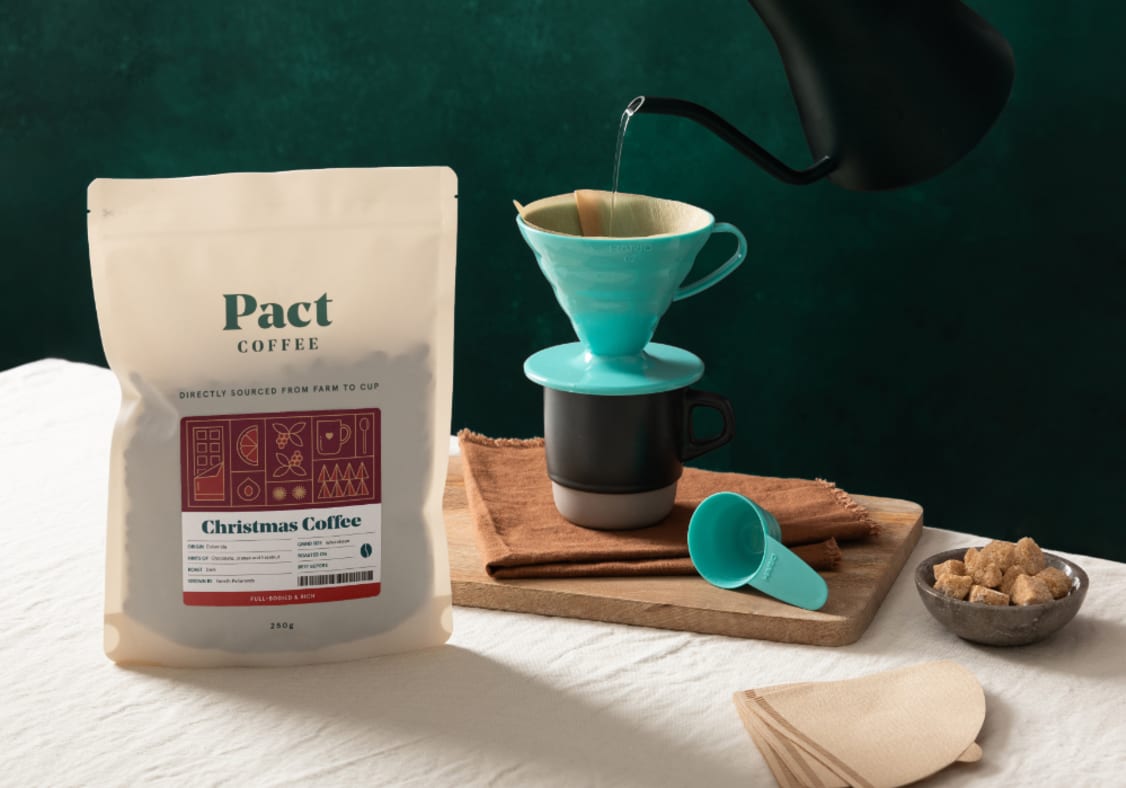 The V60 and Christmas Coffee is the best entry point for people new to coffee: straightforward, forgiving, and full of fruit-bright flavours.