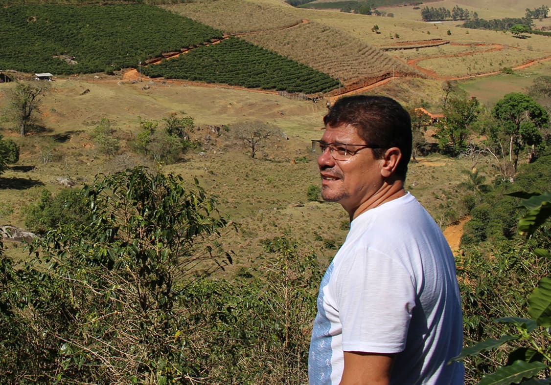 Marcus Carvalho on the Chapada farm in Brazil