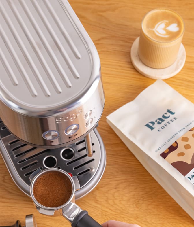 Coffee fine-ground for espresso