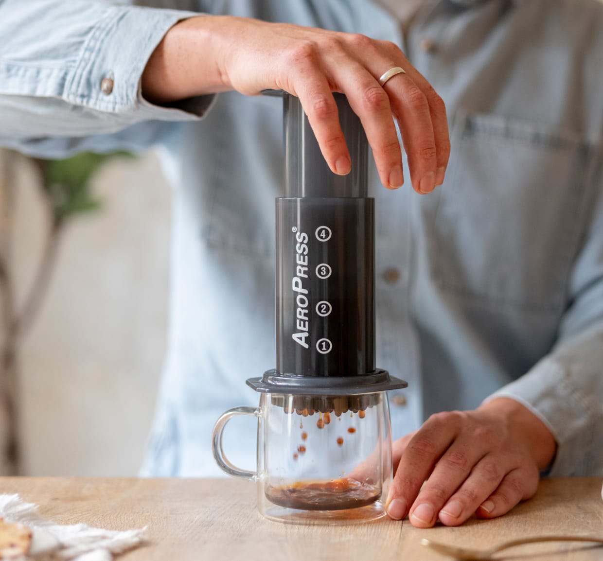 AeroPress Original Coffee Maker Pact Coffee