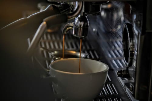 An espresso machine