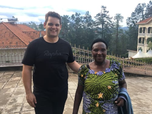 Epiphanie Mukashyaka and Will, Head of Coffee