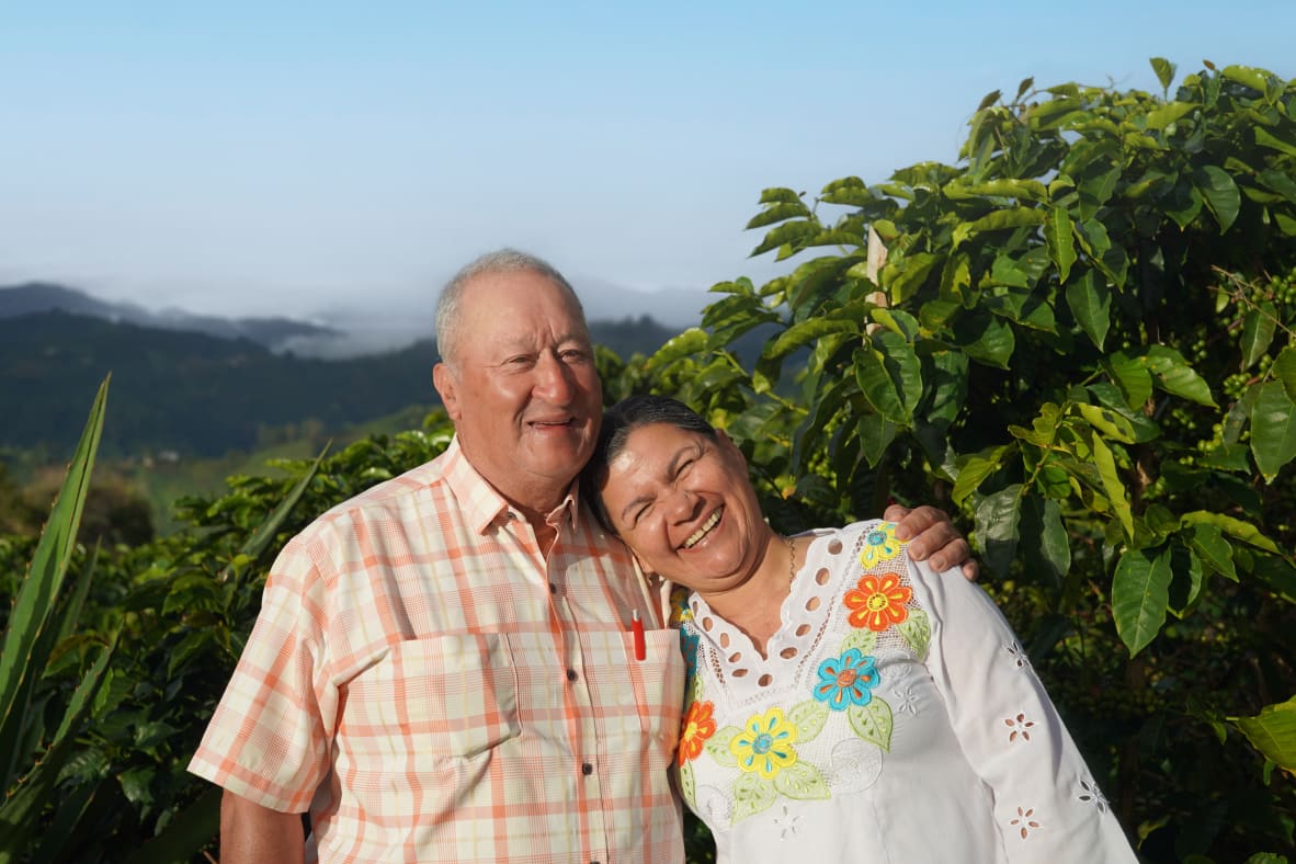 Maria Del Rosario, grower and co-owner of the Buenos Aires farm in Colombia. 