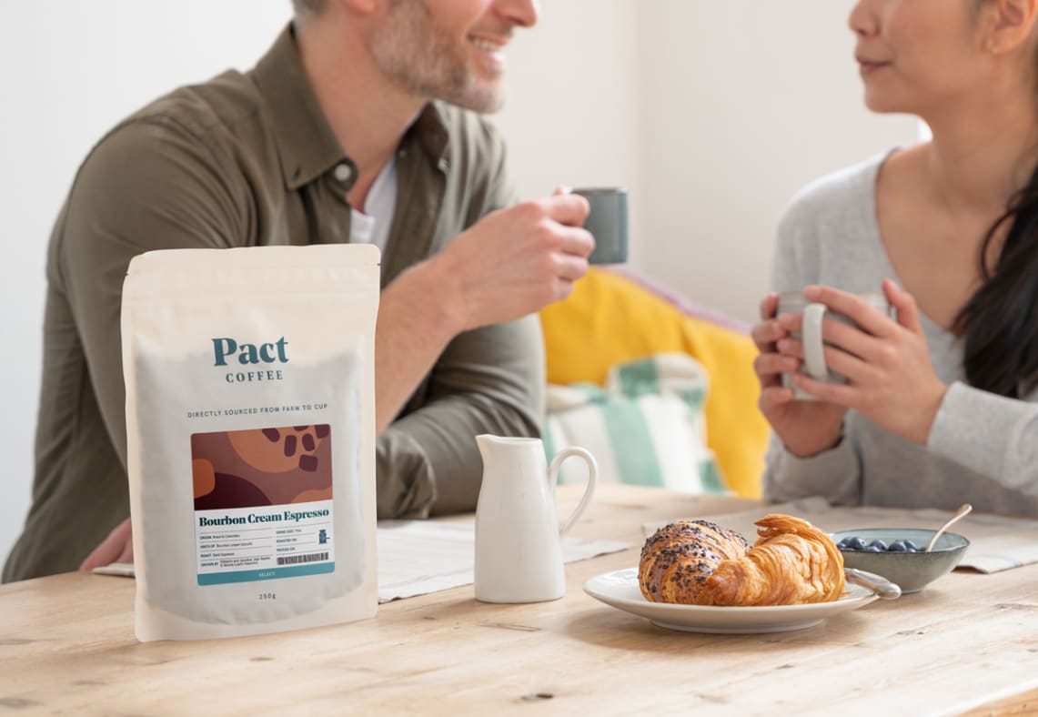 A Pact subscription turns discovery into an everyday routine. Incredible coffees from the world’s best growers, freshly roasted and delivered when you need them.