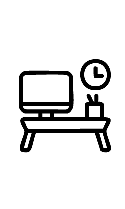 Hybrid working & flexitime