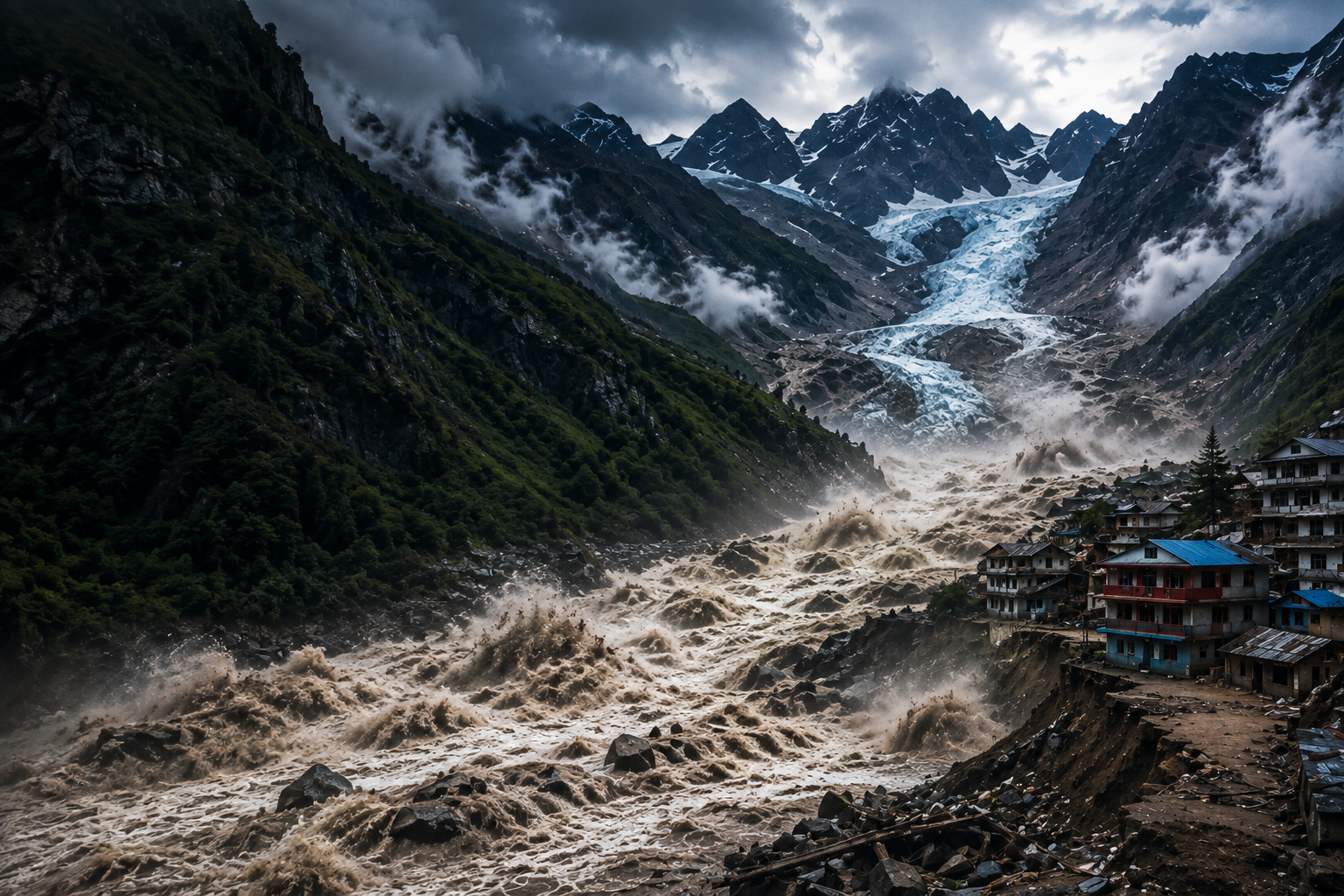 When a Glacier Collapses, the Impact Travels Far Beyond the Mountains