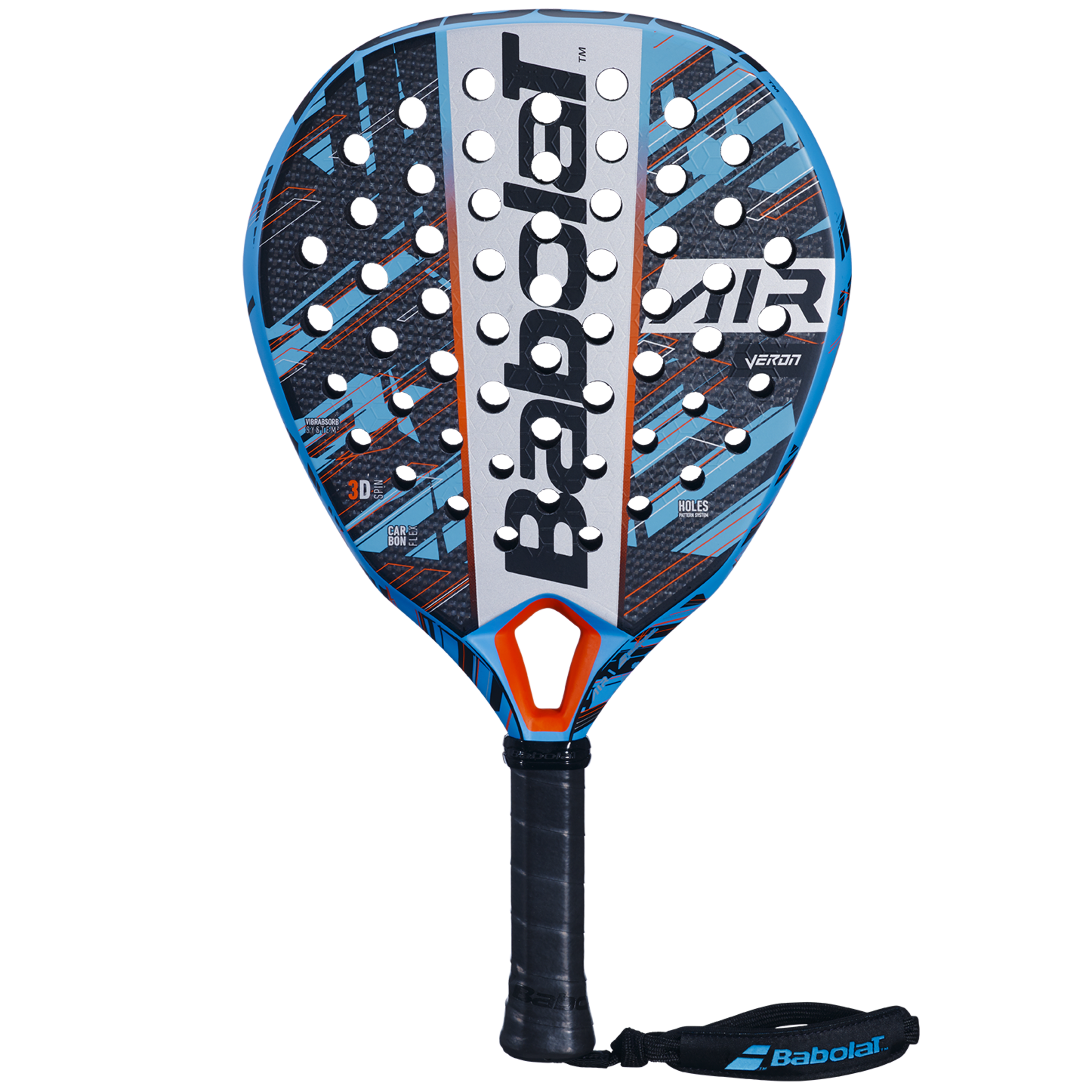 Discover the Air Veron padel racket, ideal for advanced players seeking the perfect combination of power and maneuverability on the court.