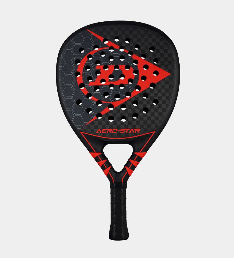 Descubre la pala de pádel Dunlop AERO-STAR Super-premium, diseñada para jugadores avanzados que buscan un equilibrio perfecto entre potencia y control. ¡Potencia tus habilidades en la pista con esta increíble pala!