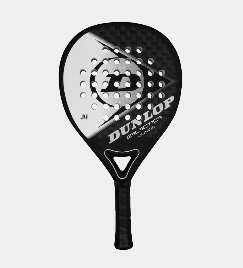 Descubre la pala de padel Galactica Jnr de Dunlop. Diseñada para ofrecer un rendimiento excepcional en la pista, esta pala de nivel principiante es perfecta para jugadores que buscan control y maniobrabilidad. ¡Compra ahora y mejora tu juego!